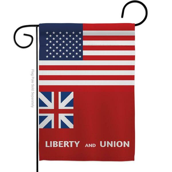 Guarderia 13 x 18.5 in. USA Taunton American Historic Vertical Garden Flag with Double-Sided GU3921990